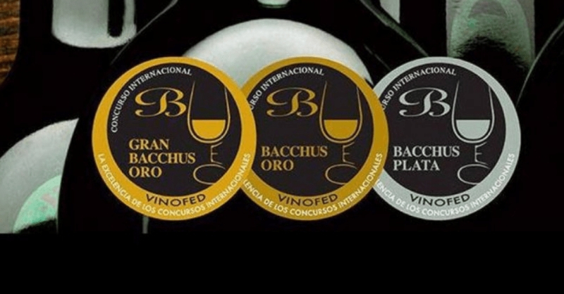6 medallas en el XVIII Concurso Internacional de Vinos Bacchus 2020